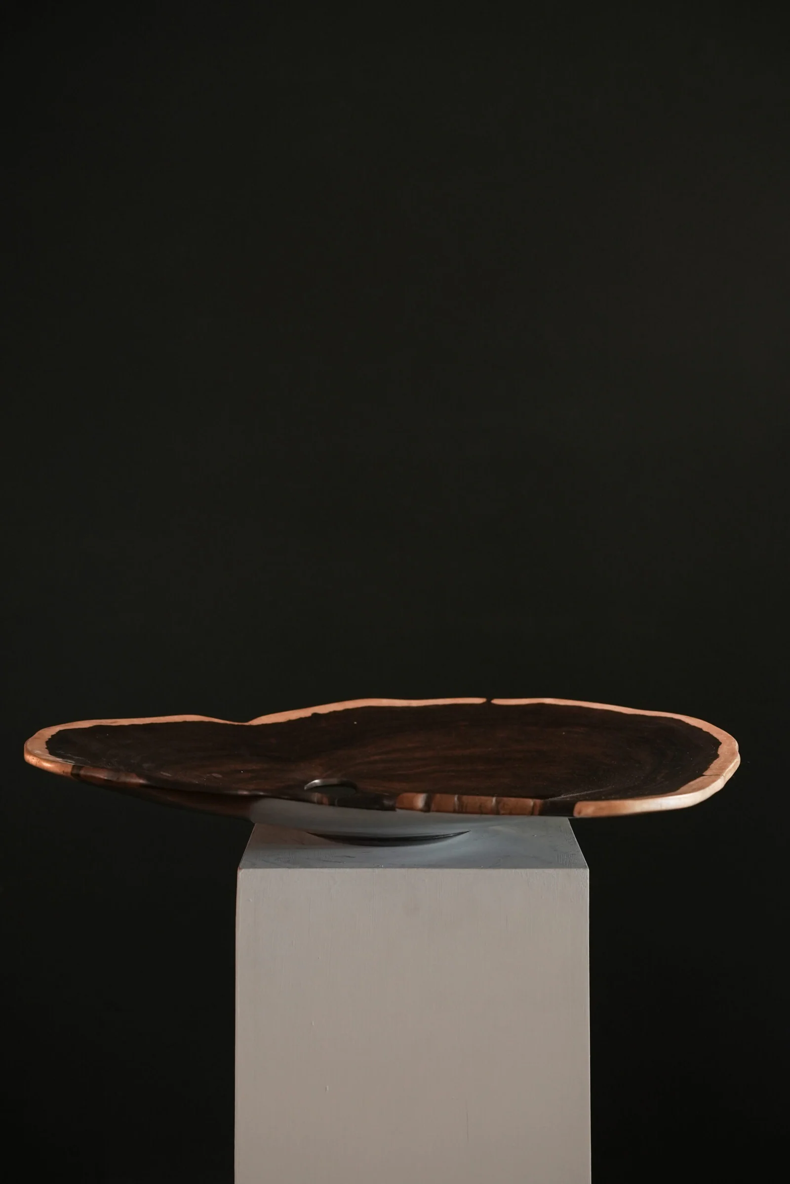 Lead Wood Platter, view 2.