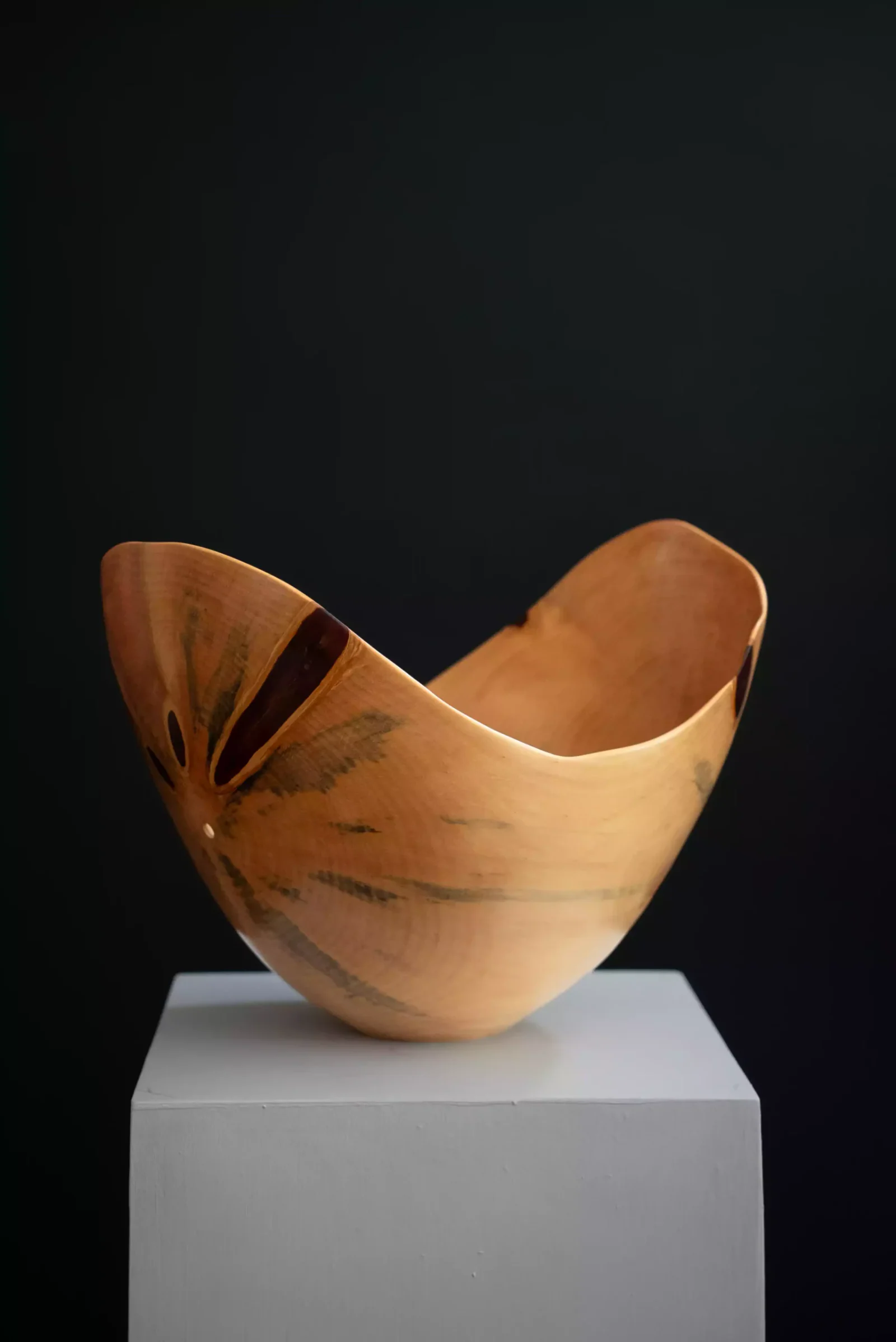 Thin-Turned Norfolk Pine Bowl, view 2.