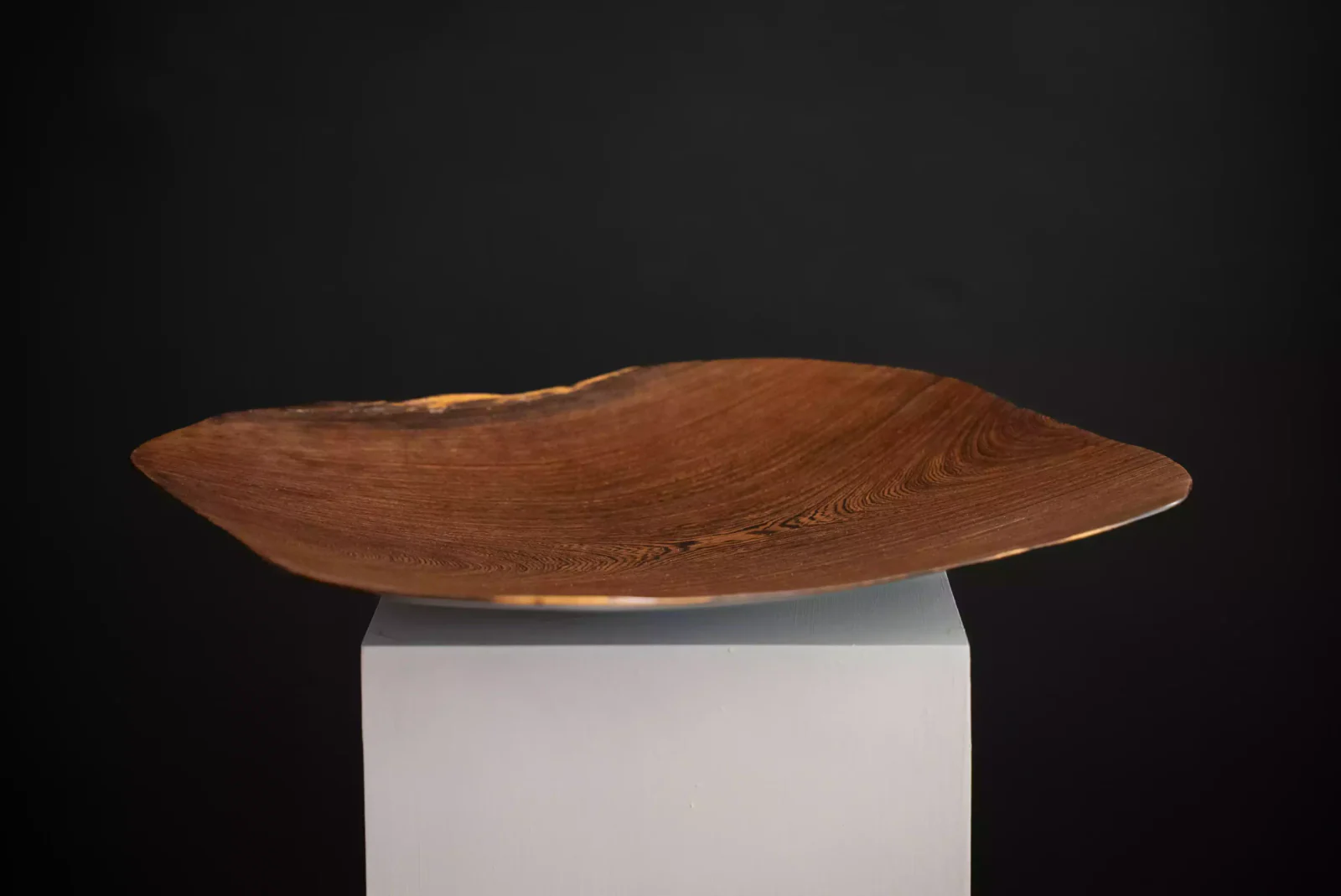 Thin-Turned Panga Panga Platter, view 2.